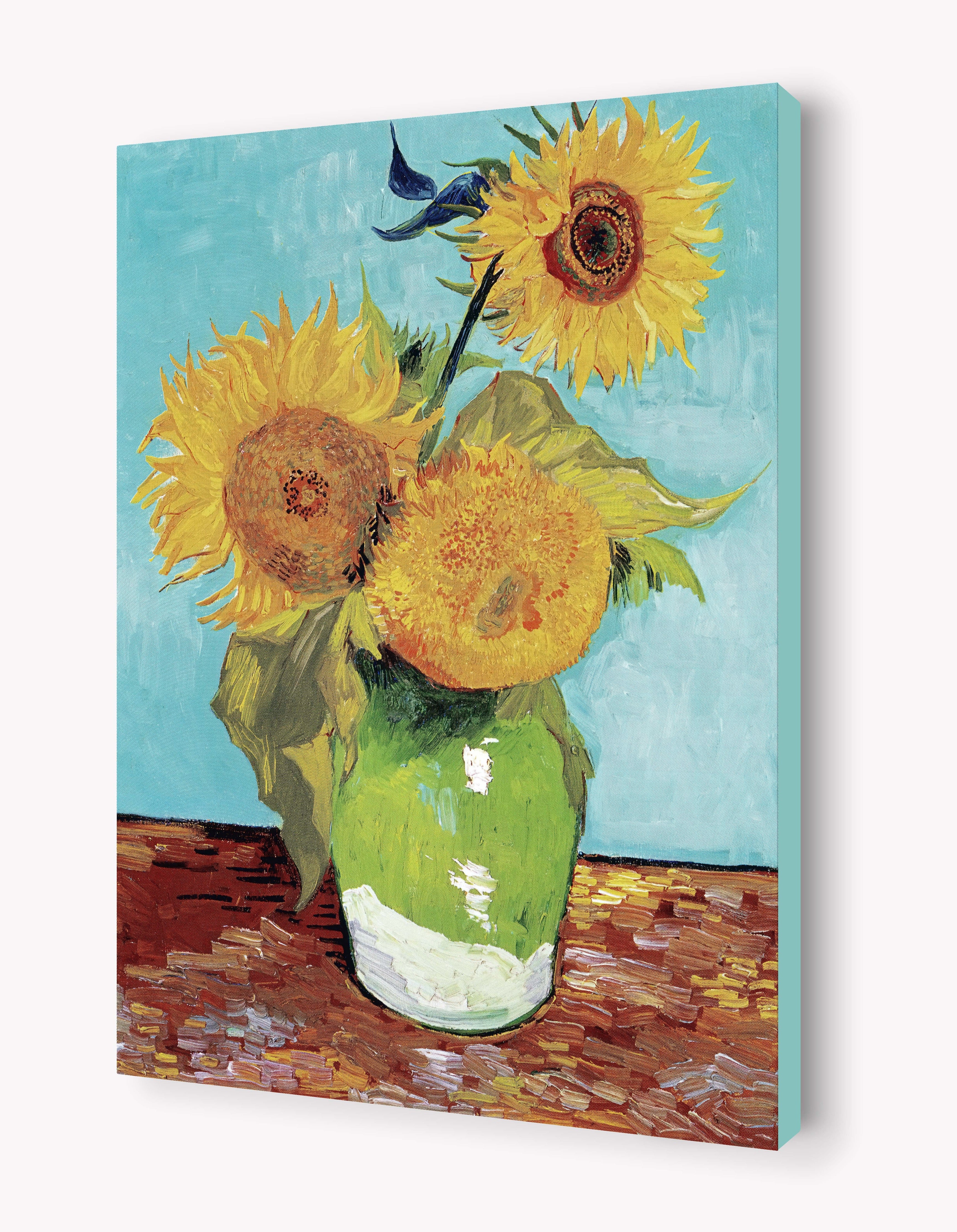 Vase with Three Sunflowers by Vincent Van Gogh