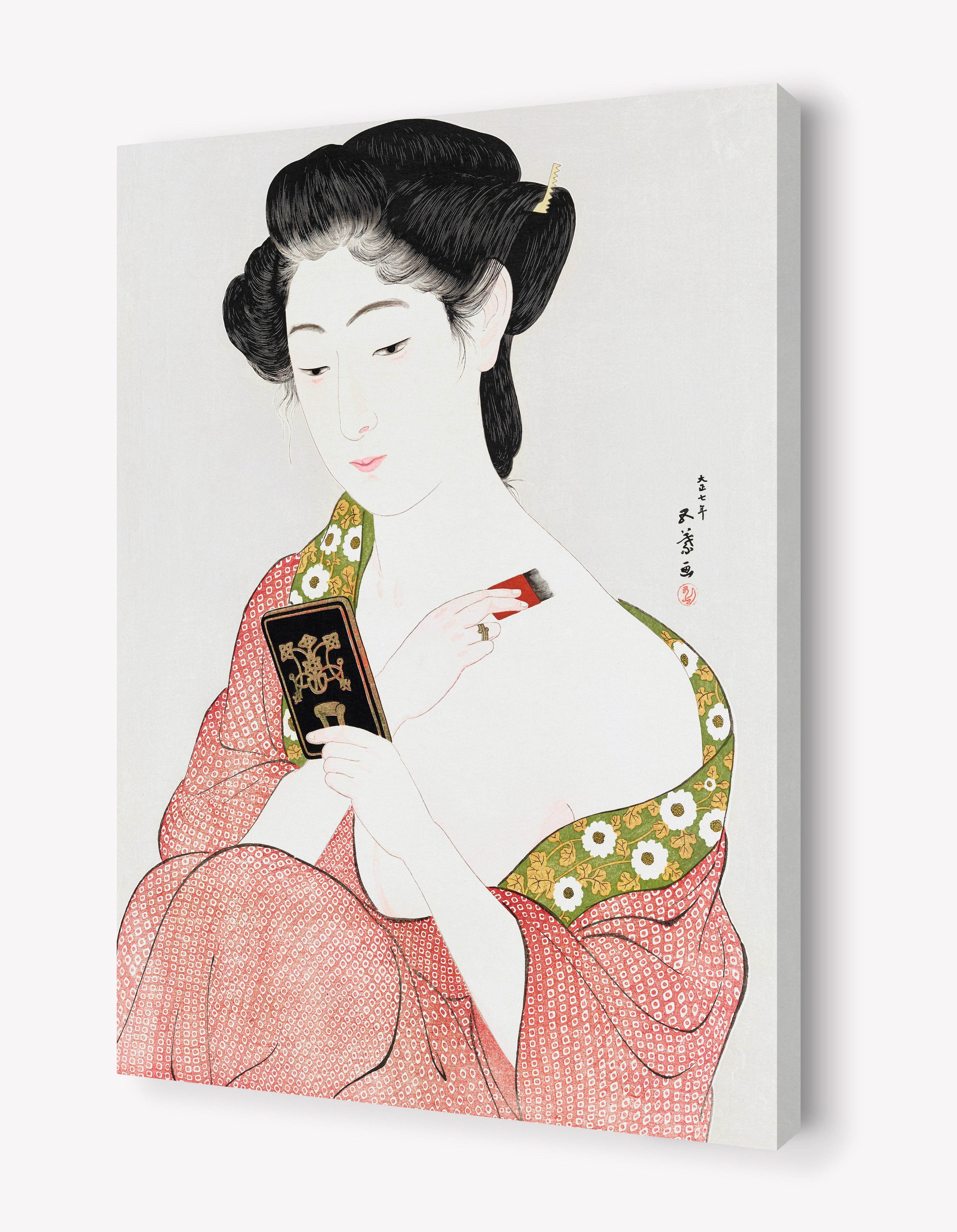 Woman Applying Powder by Goyō Hashiguchi