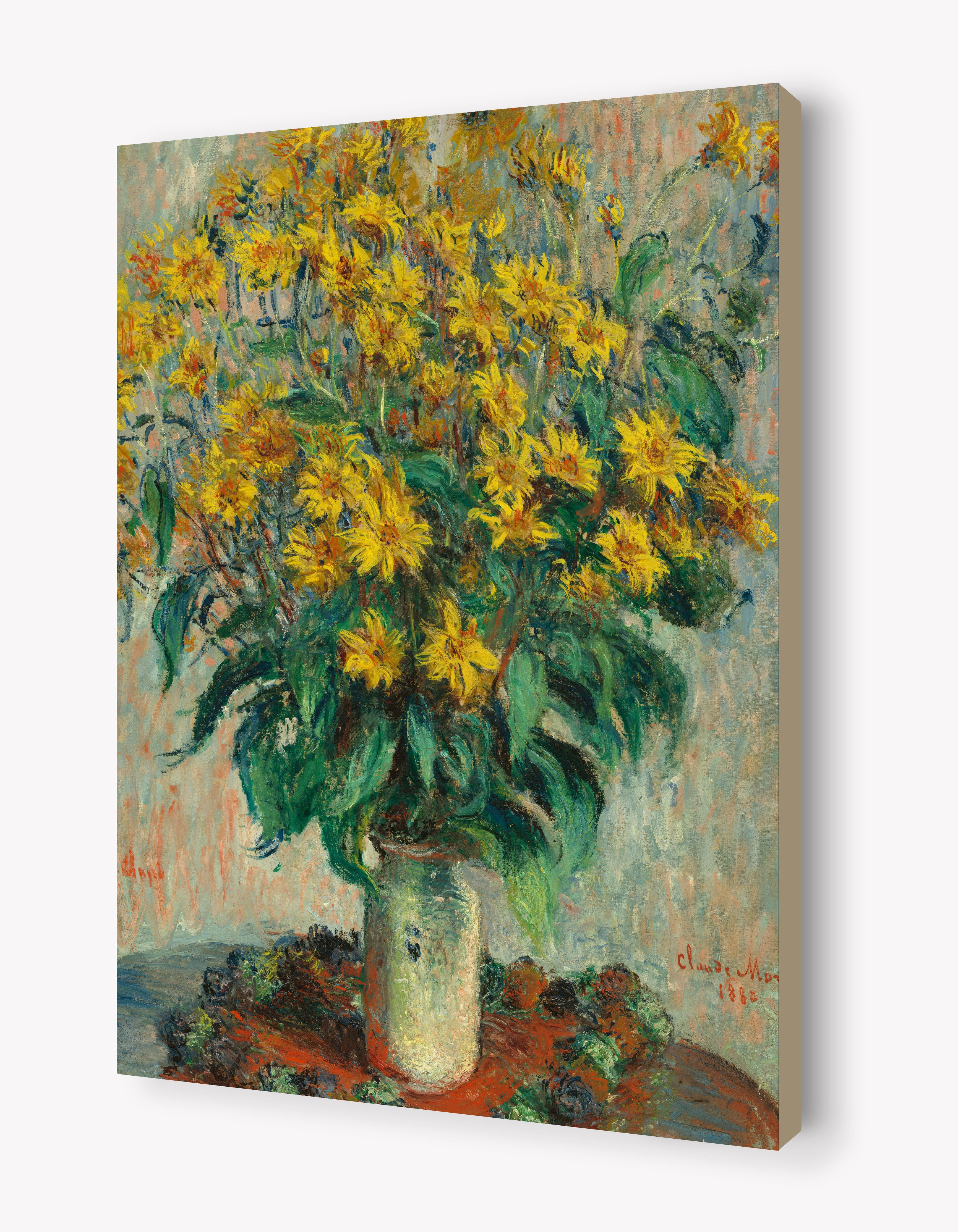 Jerusalem Artichoke Flowers by Claude Monet