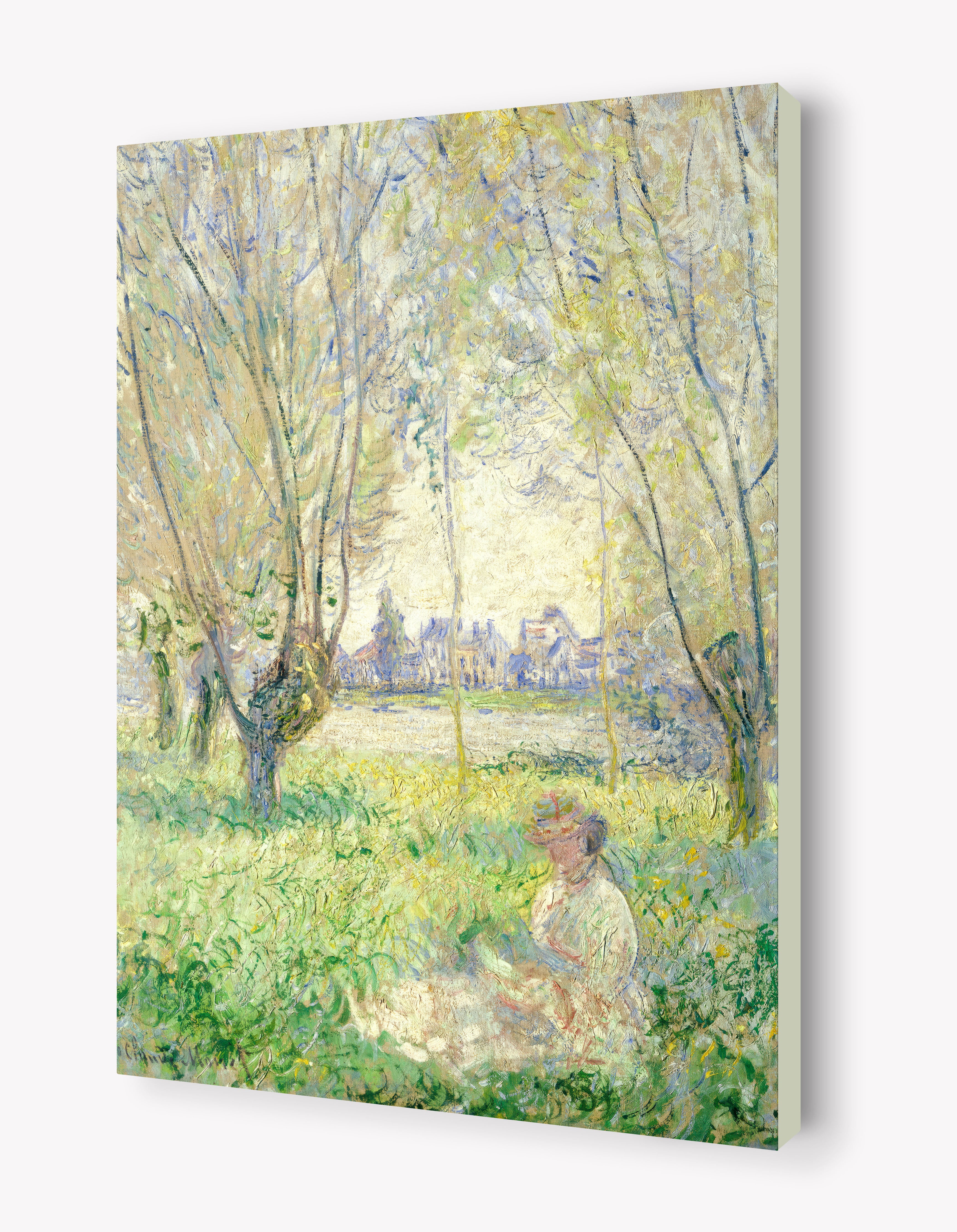 Woman Seated under the Willows by Claude Monet