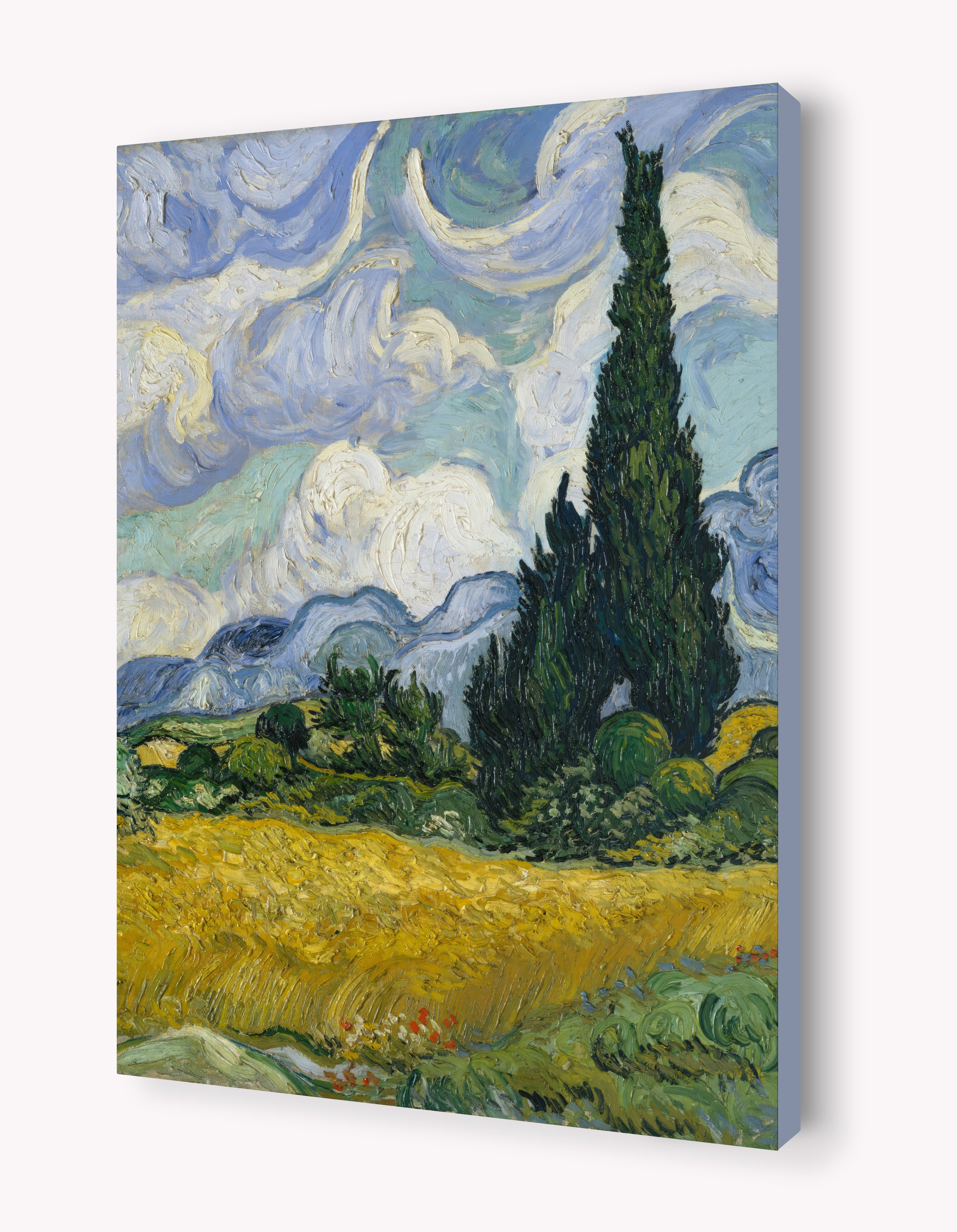 Wheat Field with Cypresses by Vincent Van Gogh