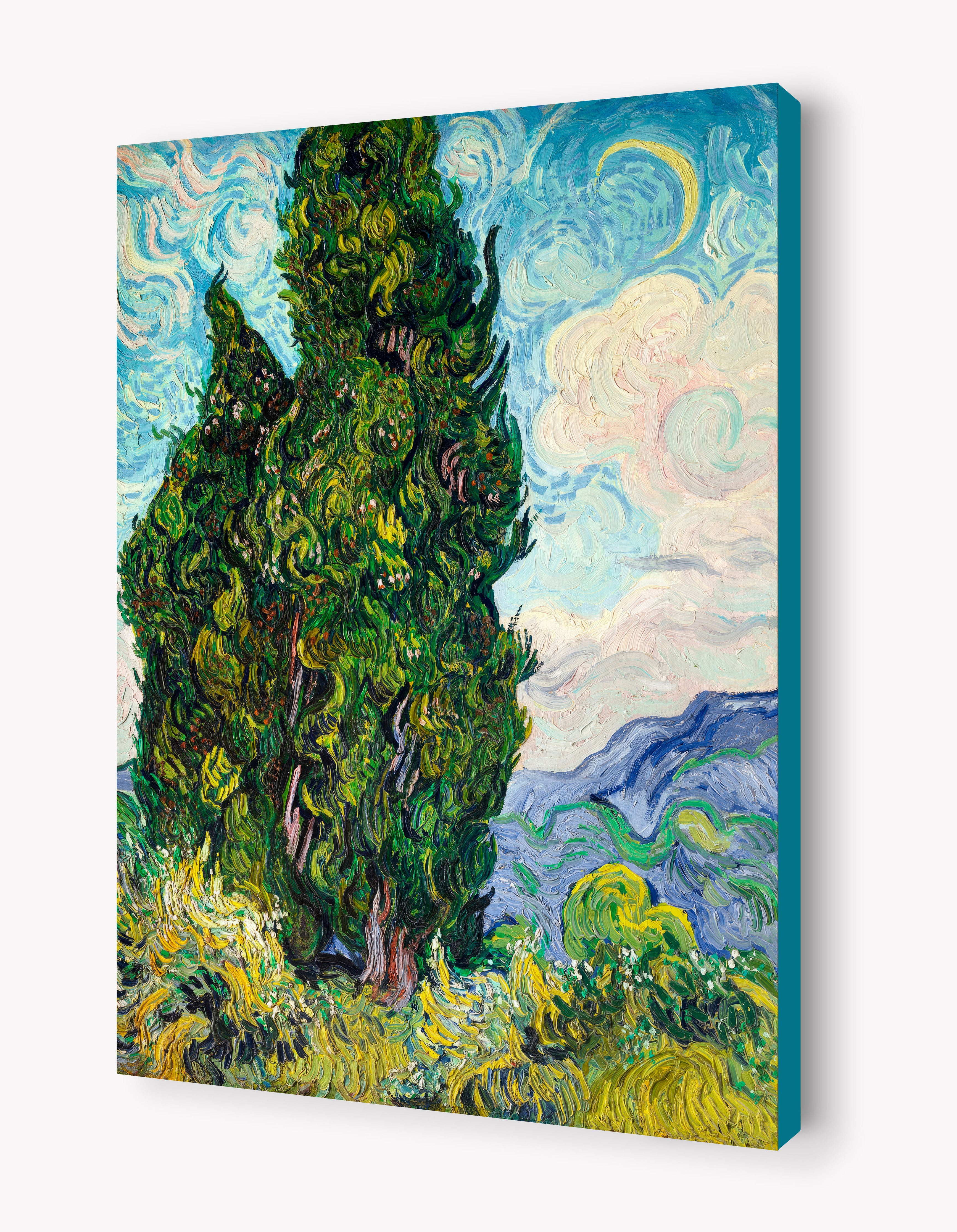 Cypresses by Vincent Van Gogh