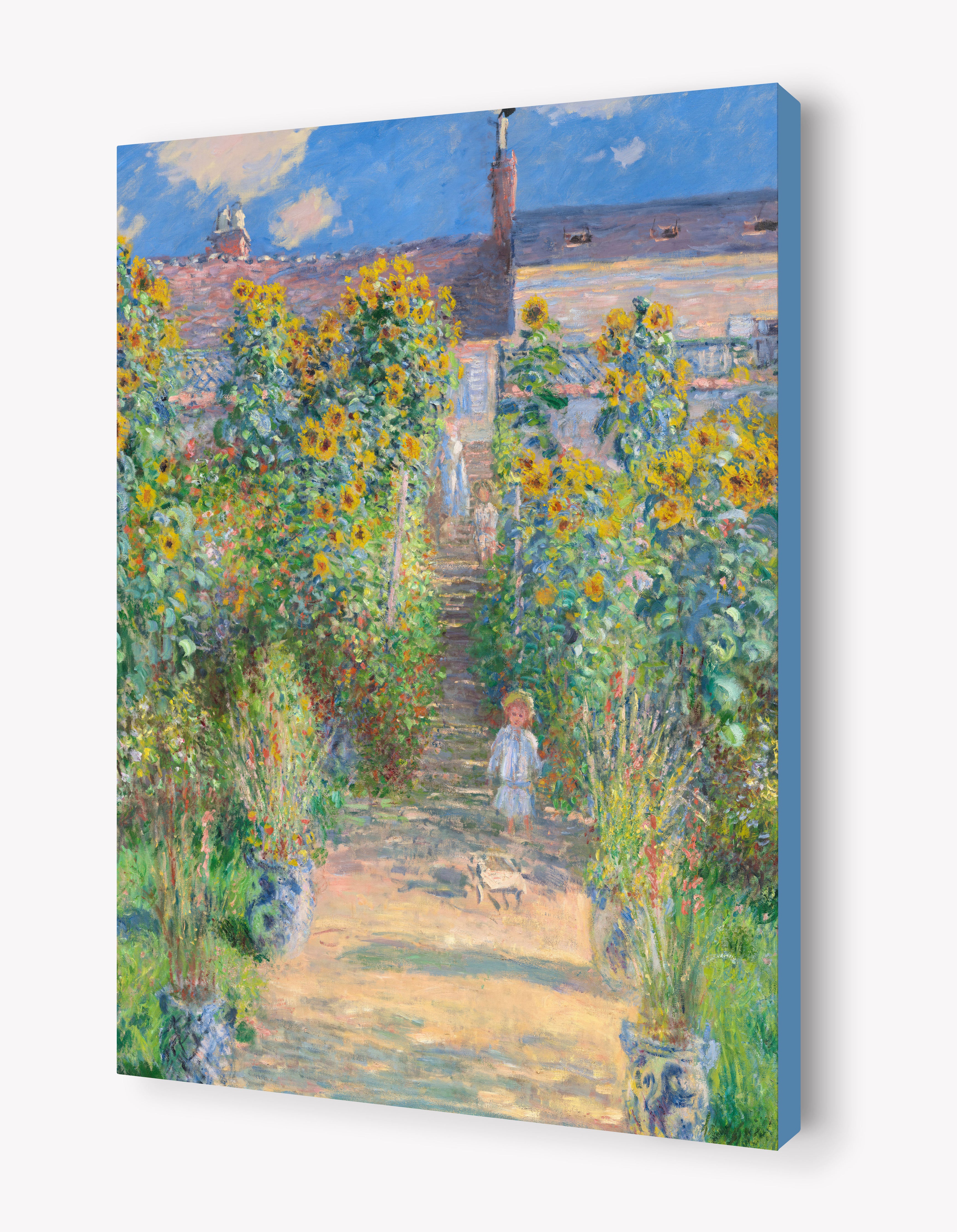 The Artist's Garden at Vétheuil by Claude Monet