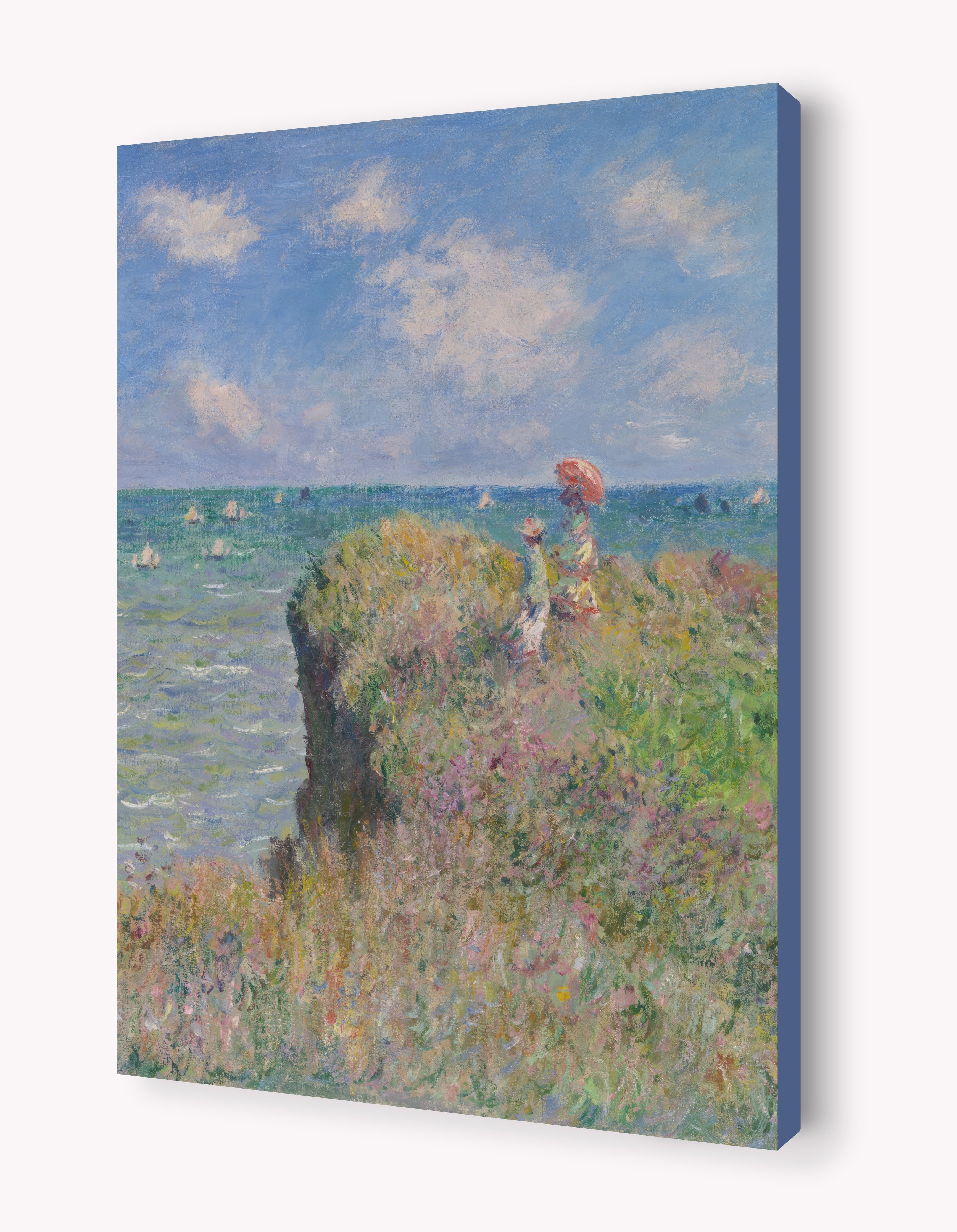 Cliff Walk at Pourville by Claude Monet