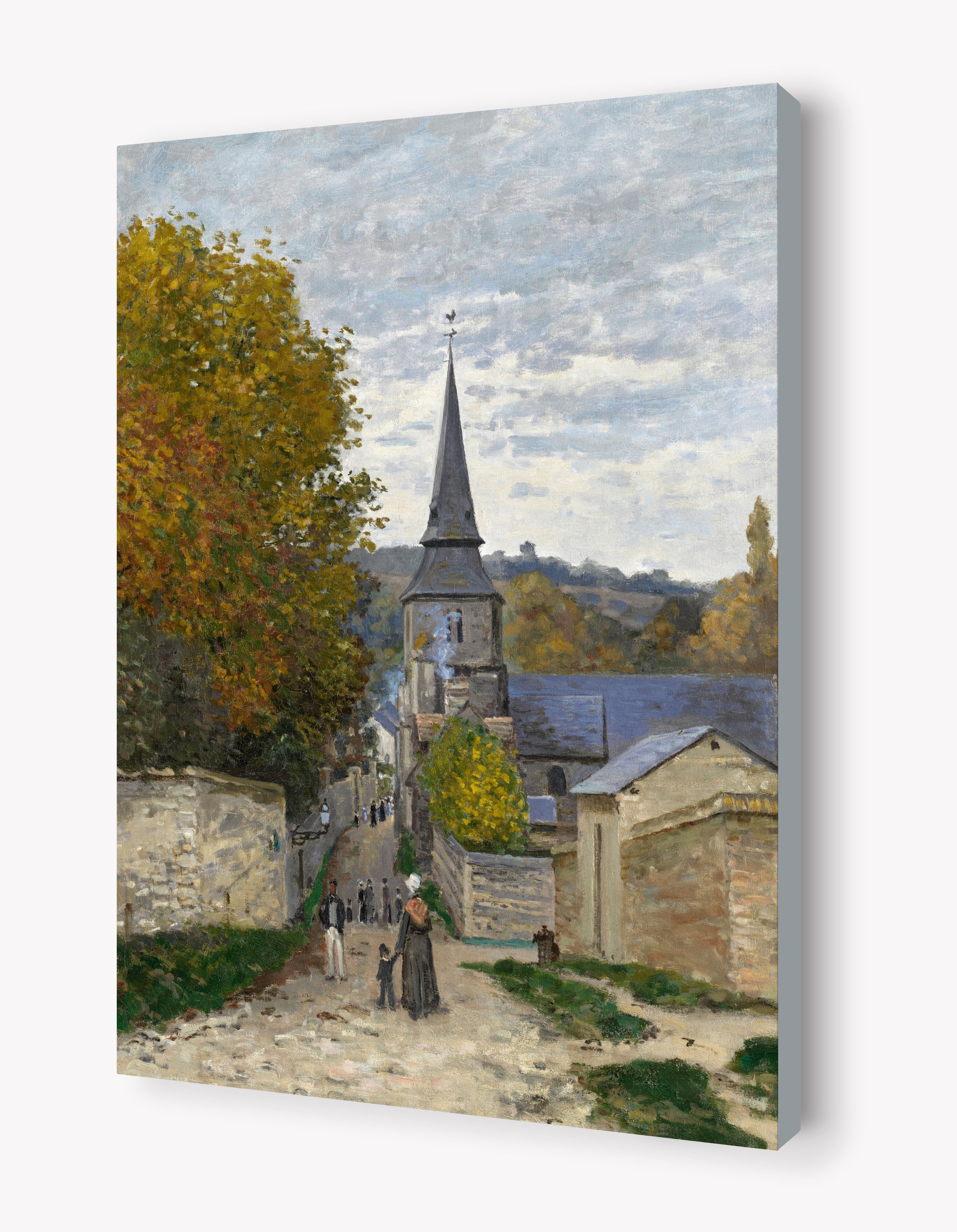 Street in Sainte-Adresse by Claude Monet