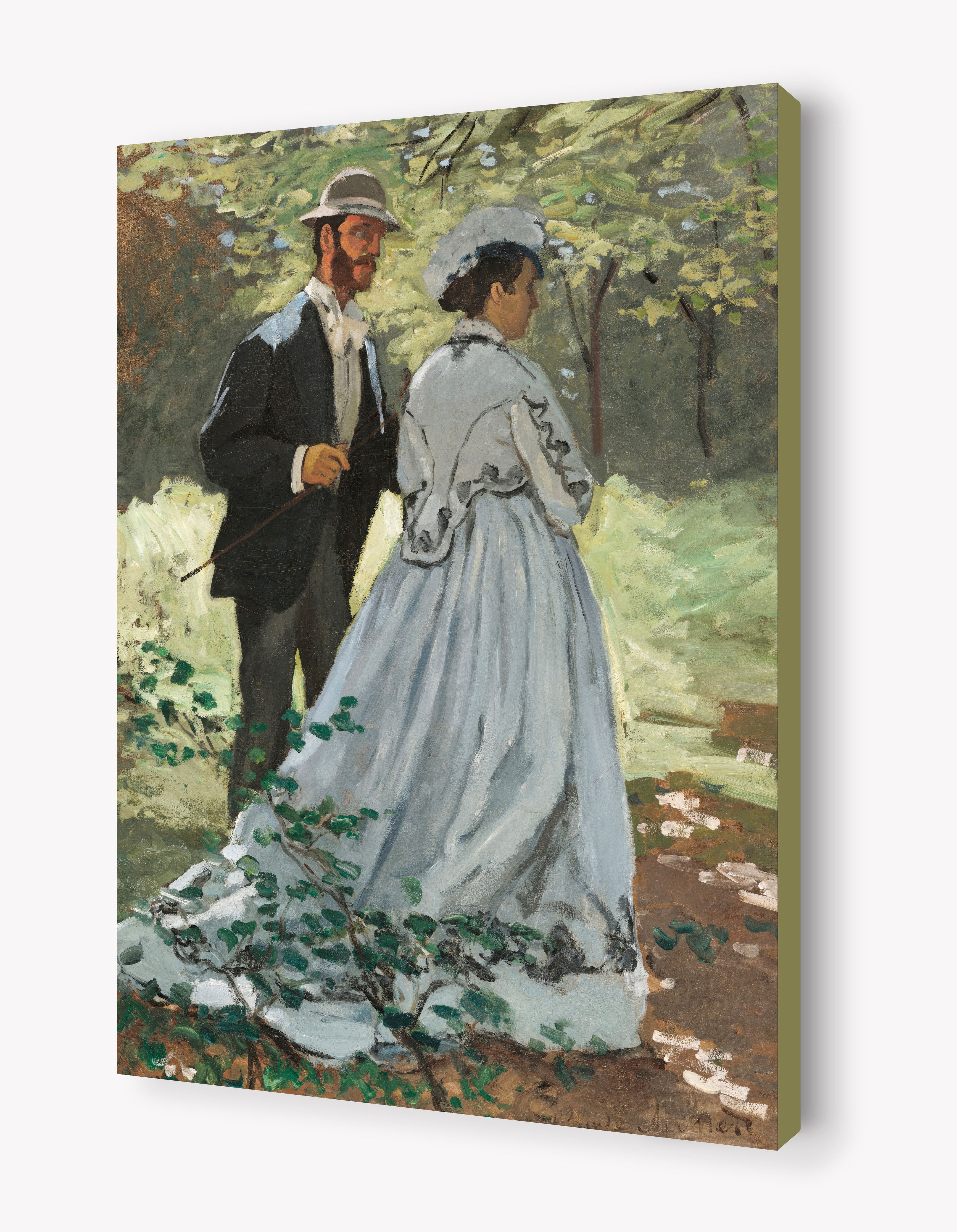 Bazille and Camille by Claude Monet