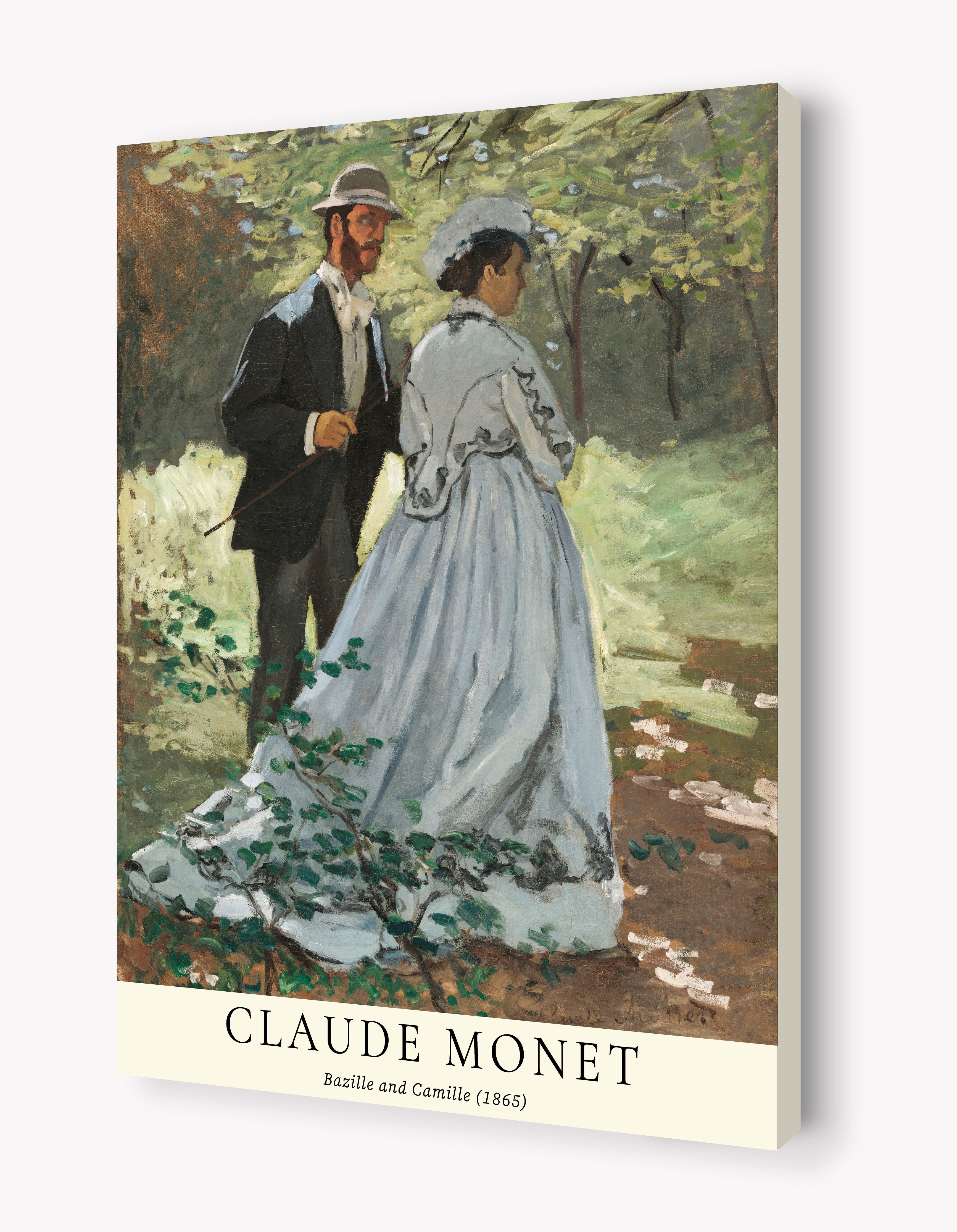 Bazille and Camille by Claude Monet