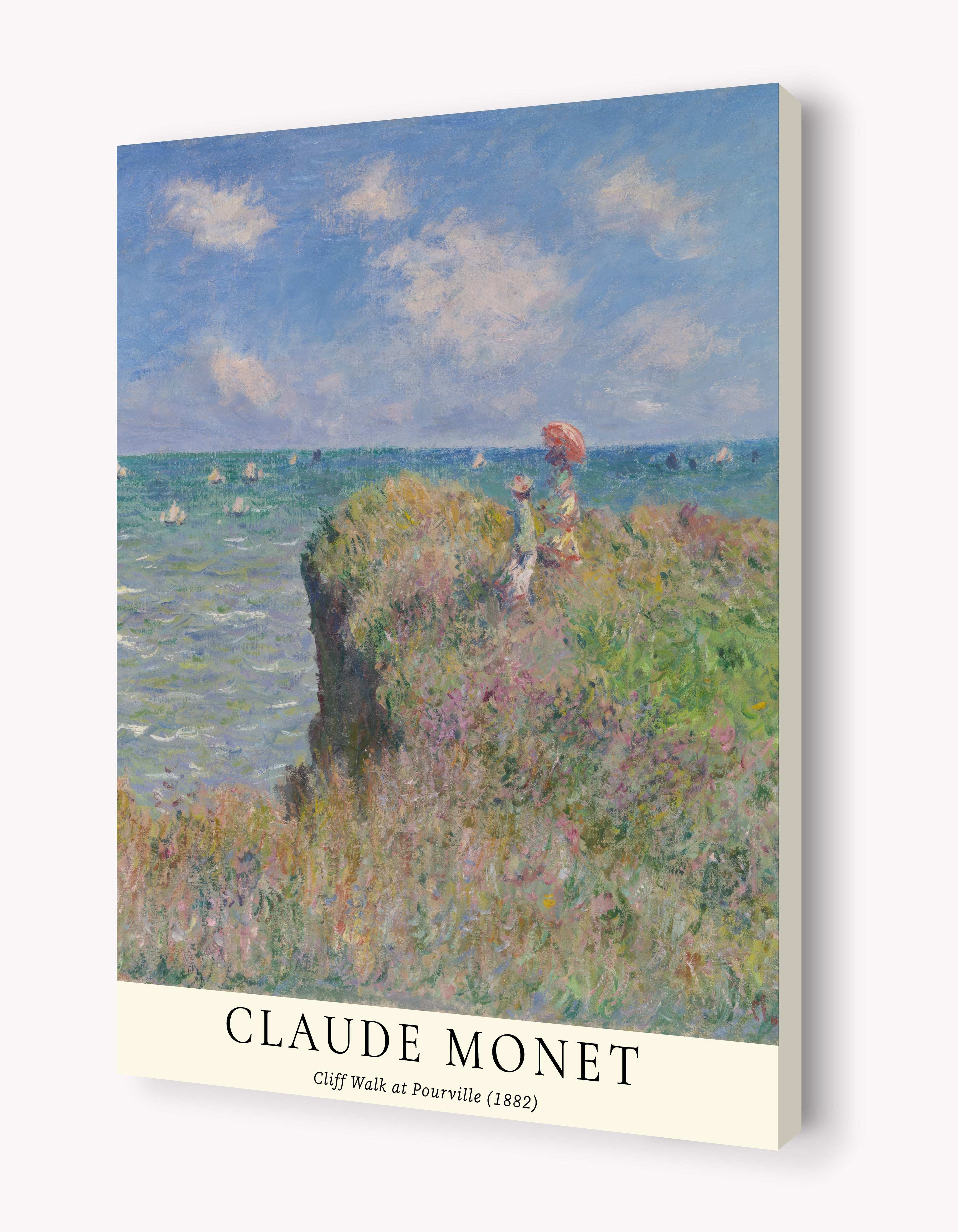 Cliff Walk at Pourville by Claude Monet