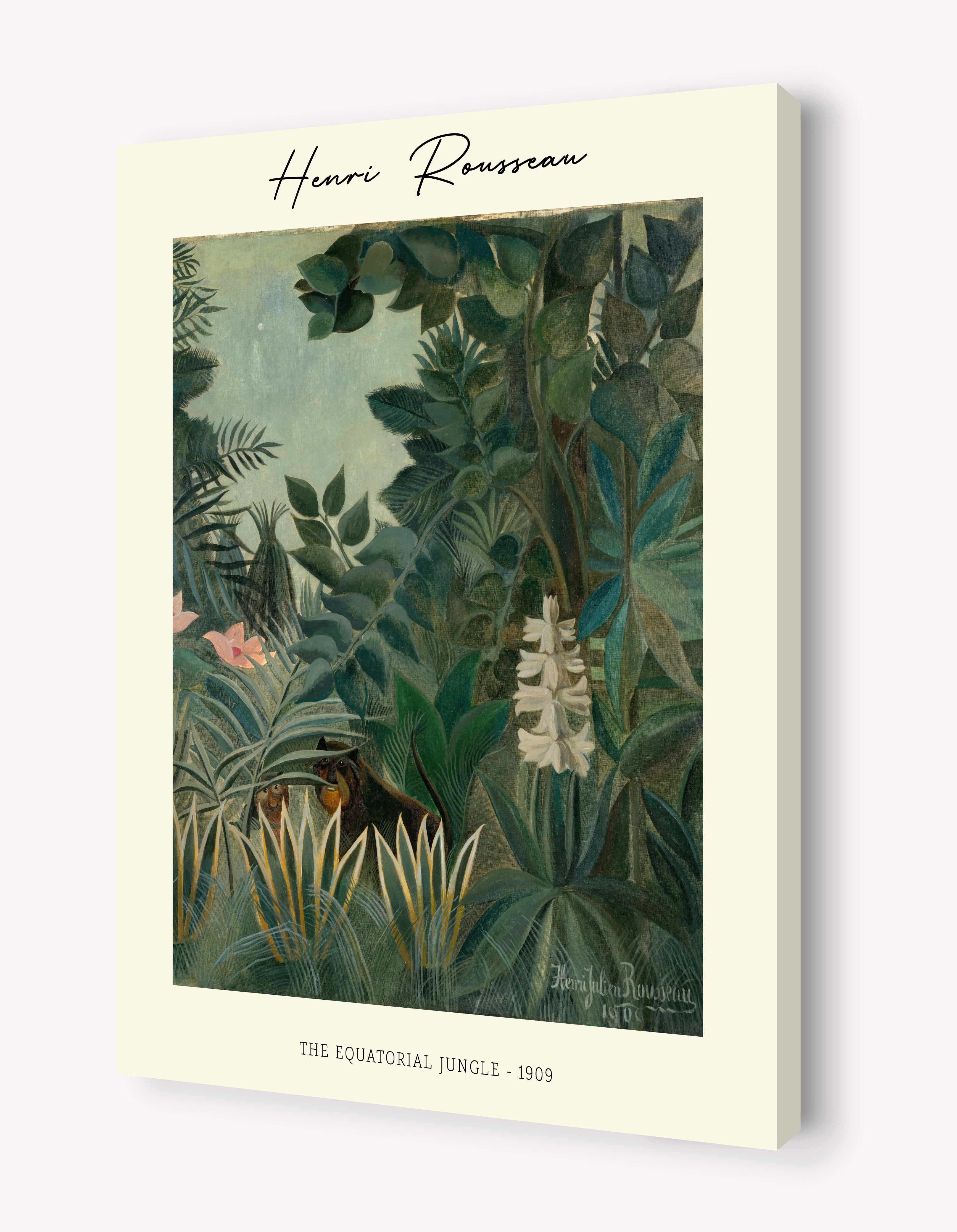 The Equatorial Jungle by Henri Rousseau