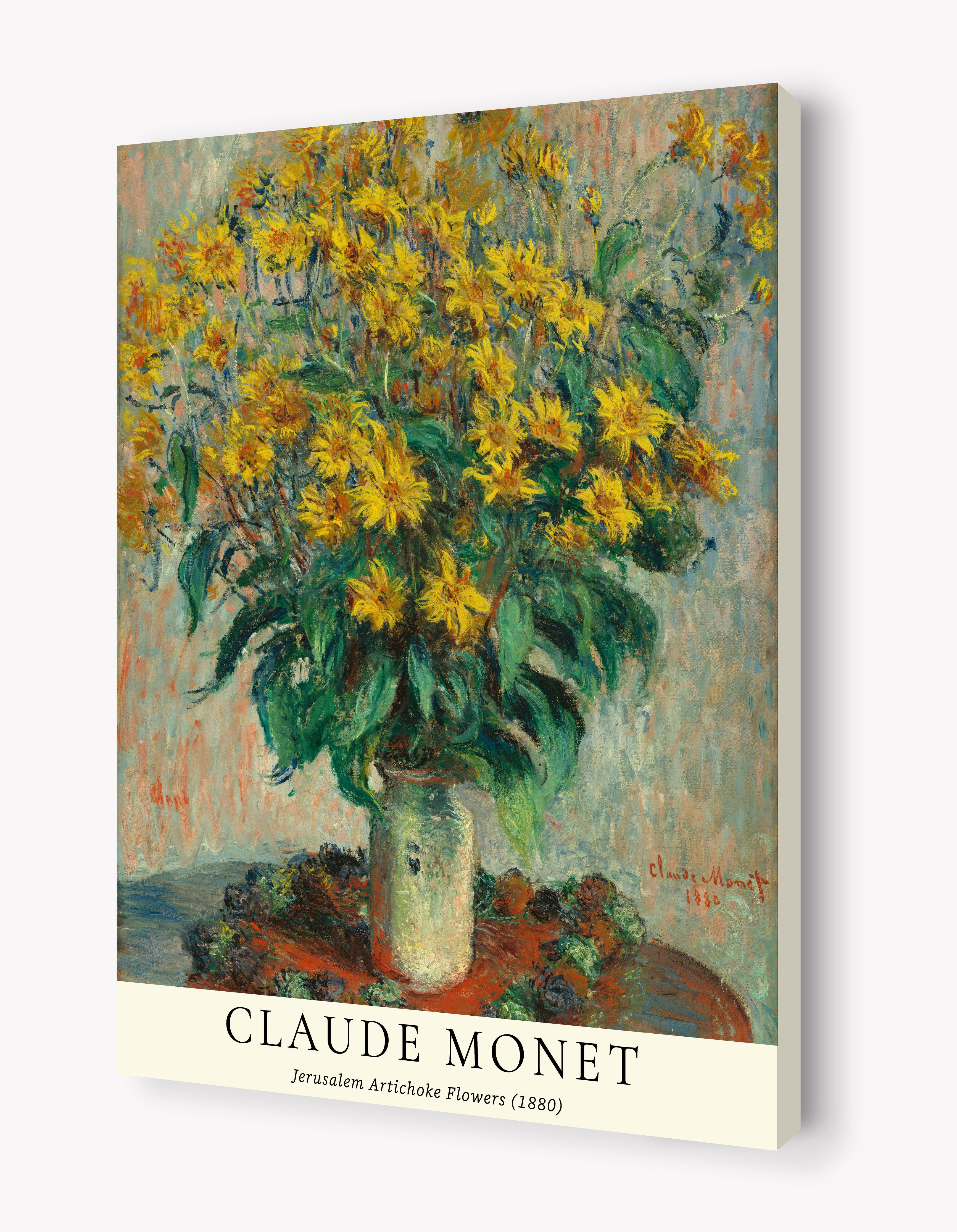 Jerusalem Artichoke Flowers by Claude Monet