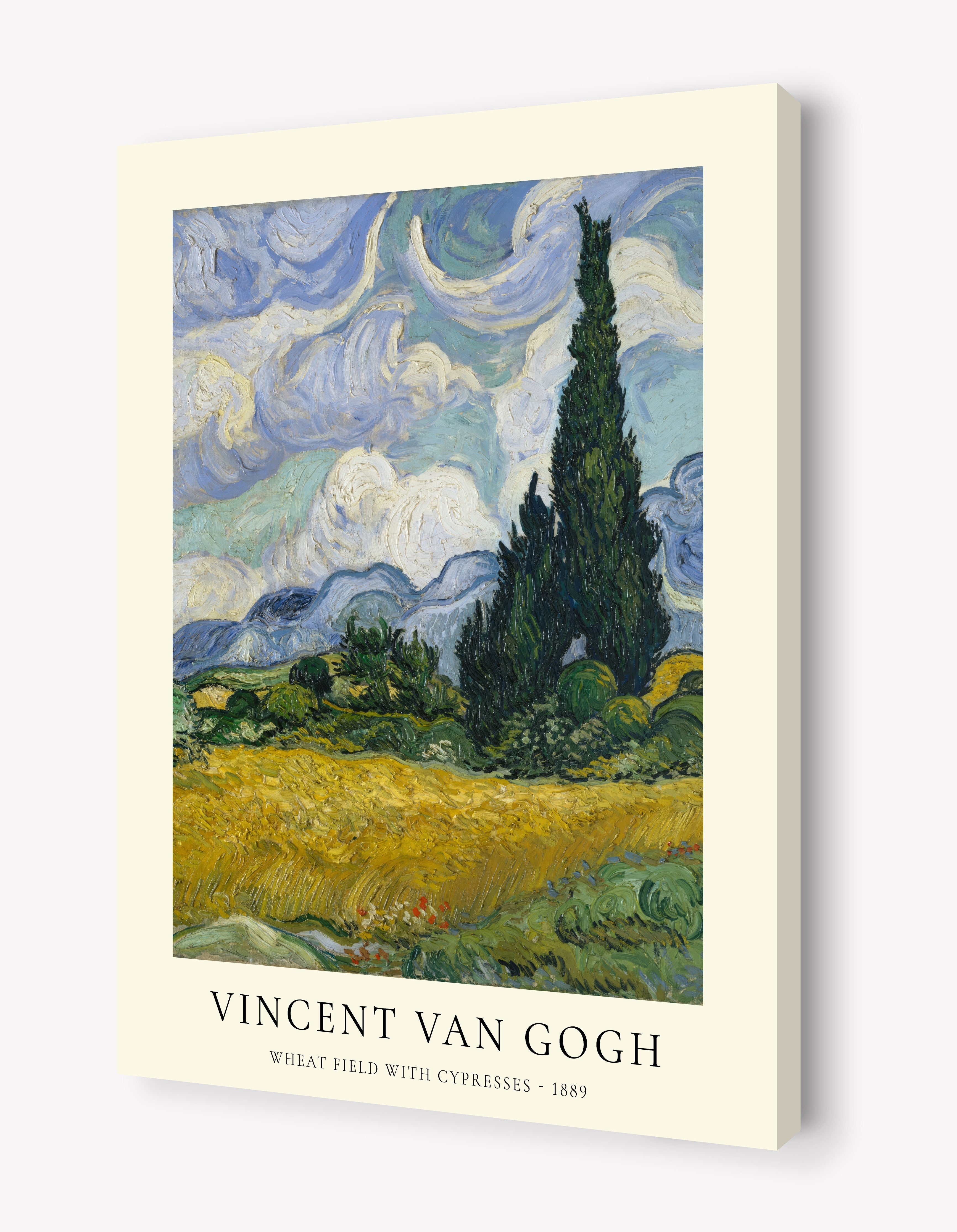 Wheat Field with Cypresses by Vincent Van Gogh