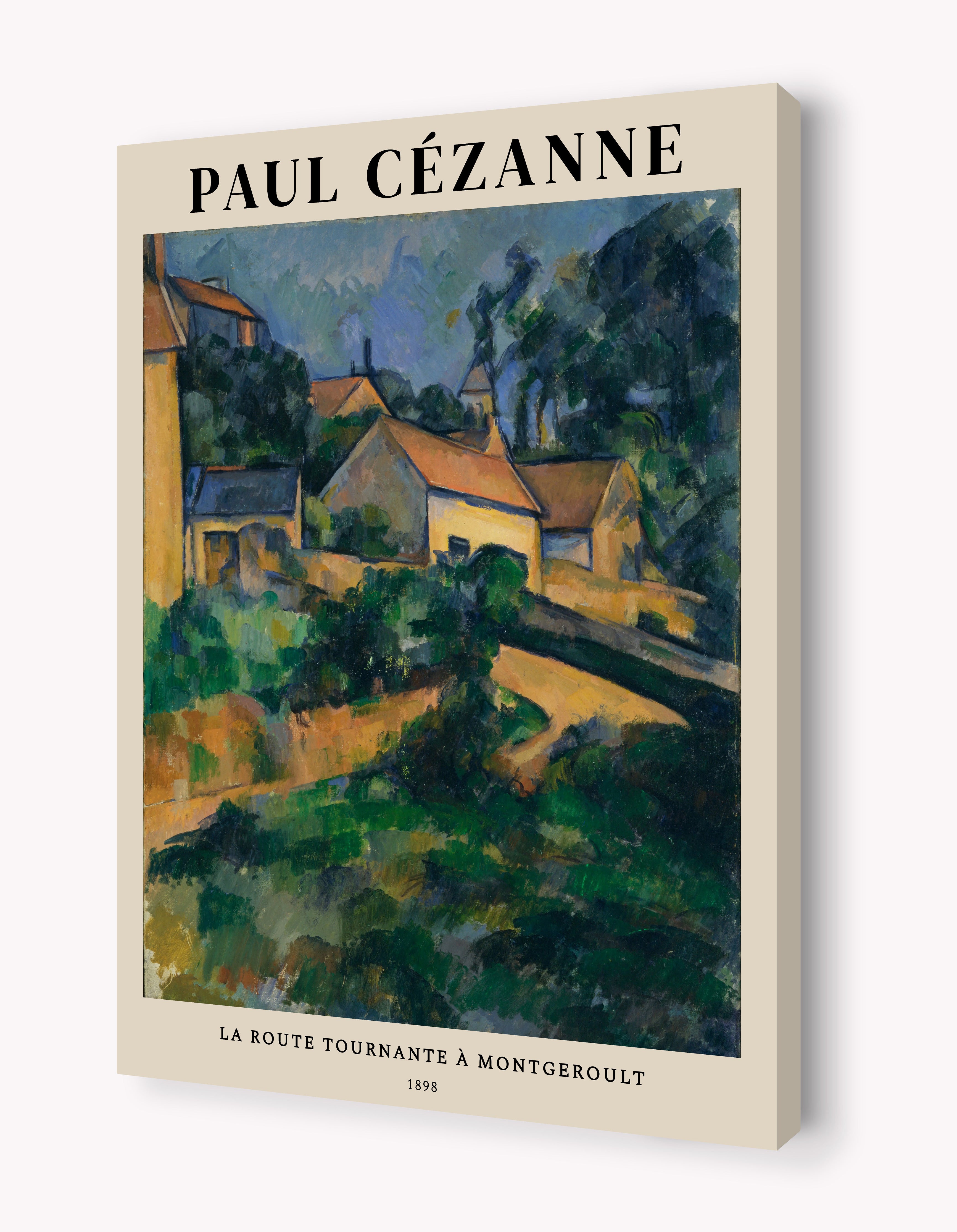 La Route Tournante à Montgeroult by Paul Cézanne