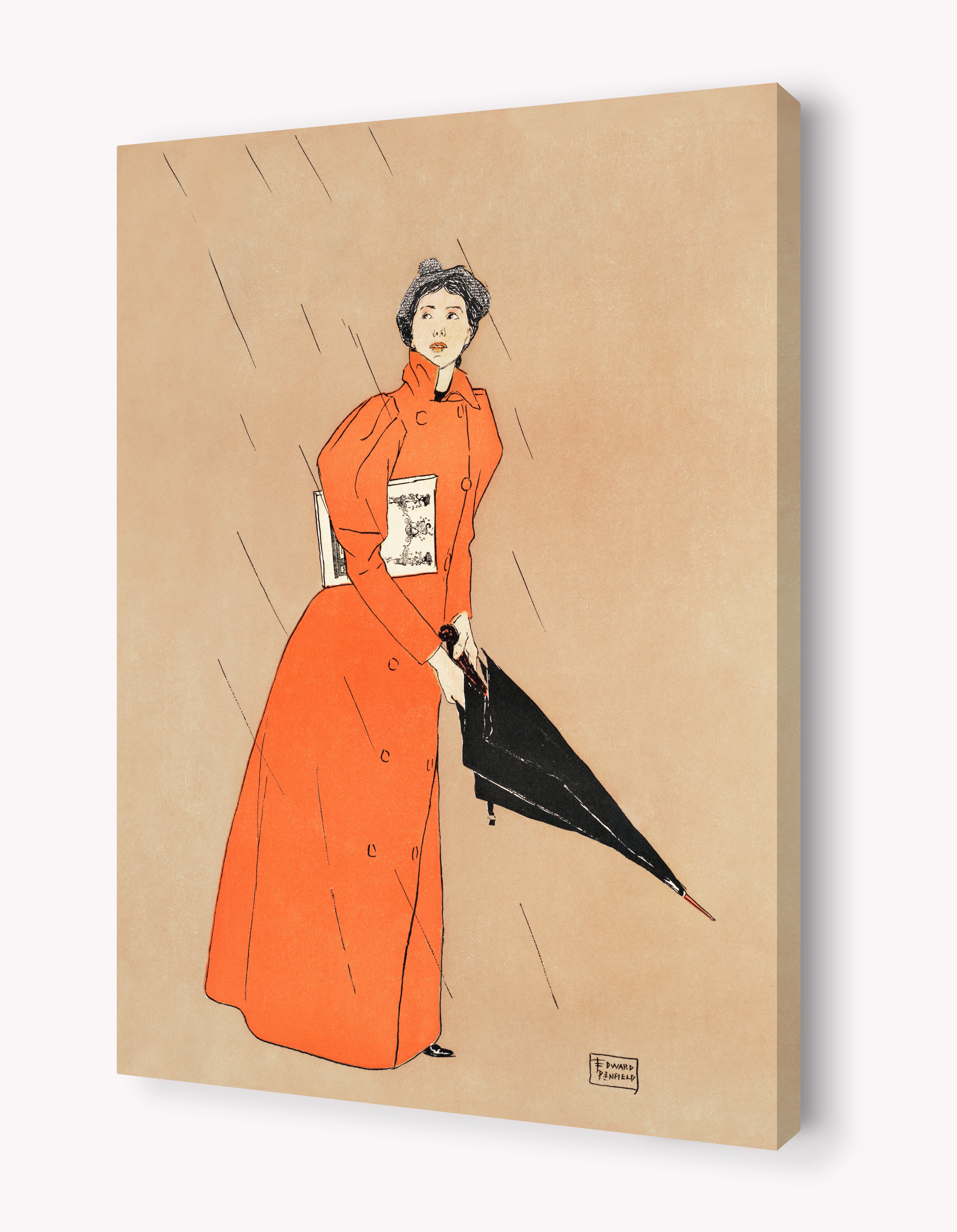 Woman Holding Umbrella