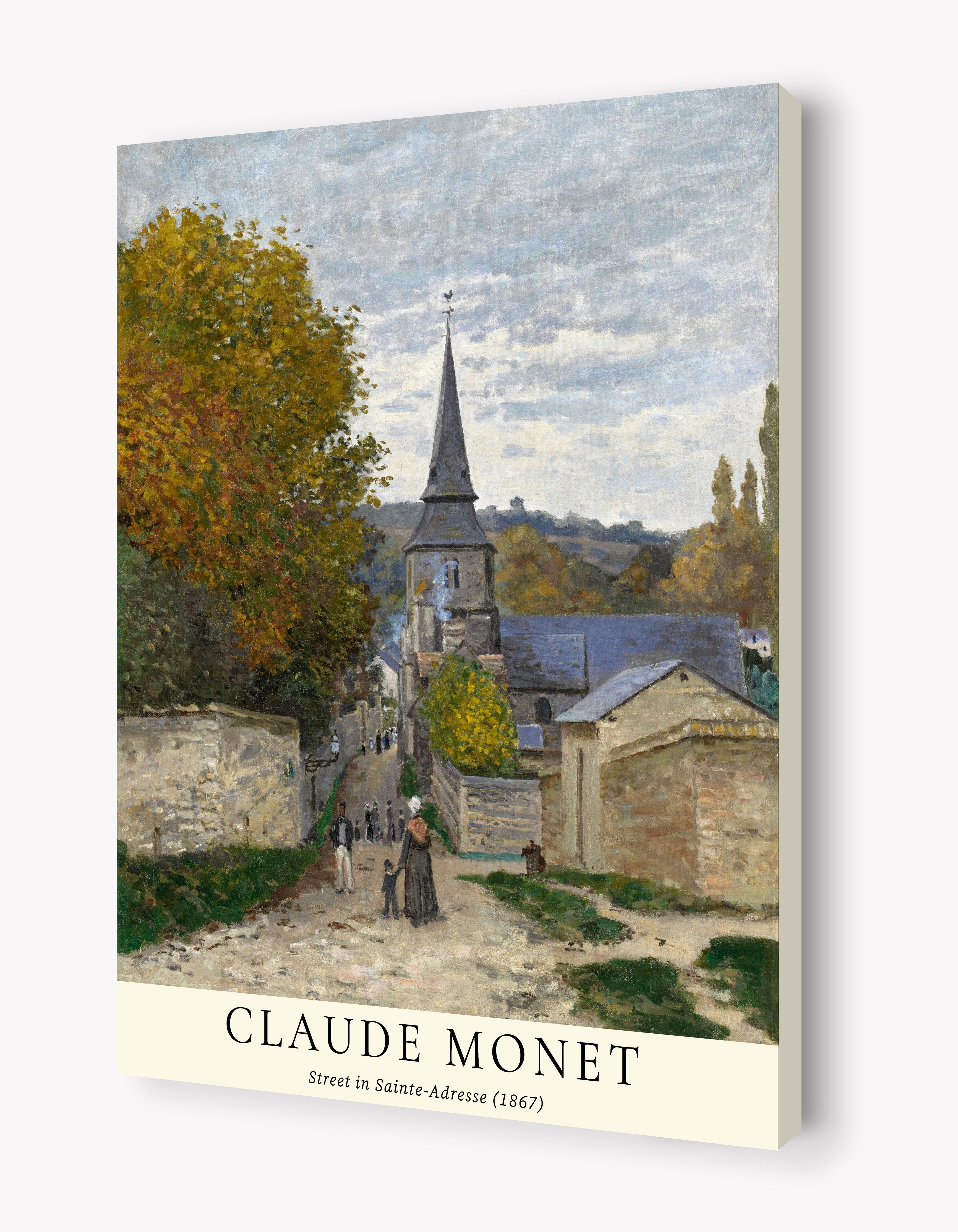 Street in Sainte-Adresse by Claude Monet