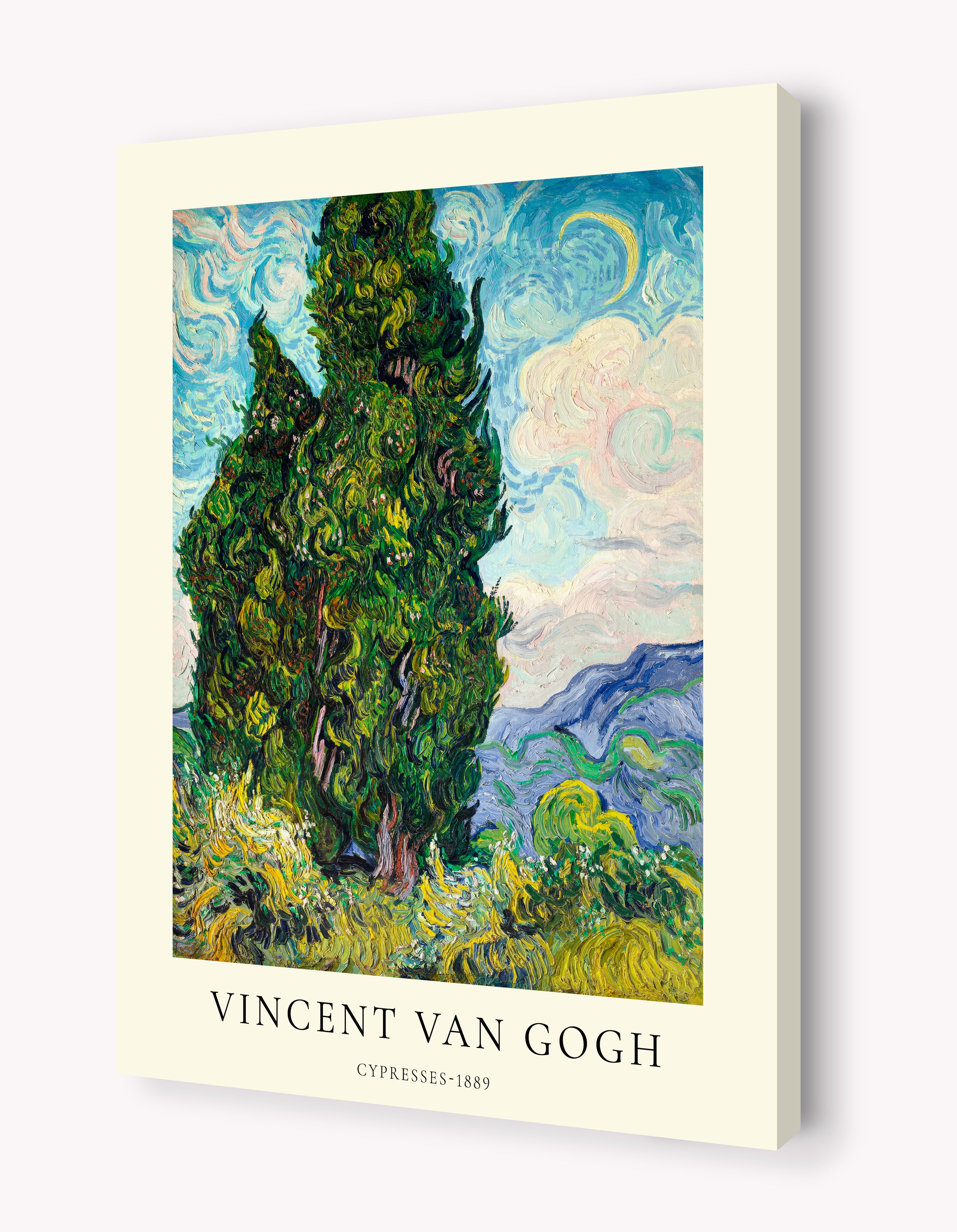 Cypresses by Vincent Van Gogh