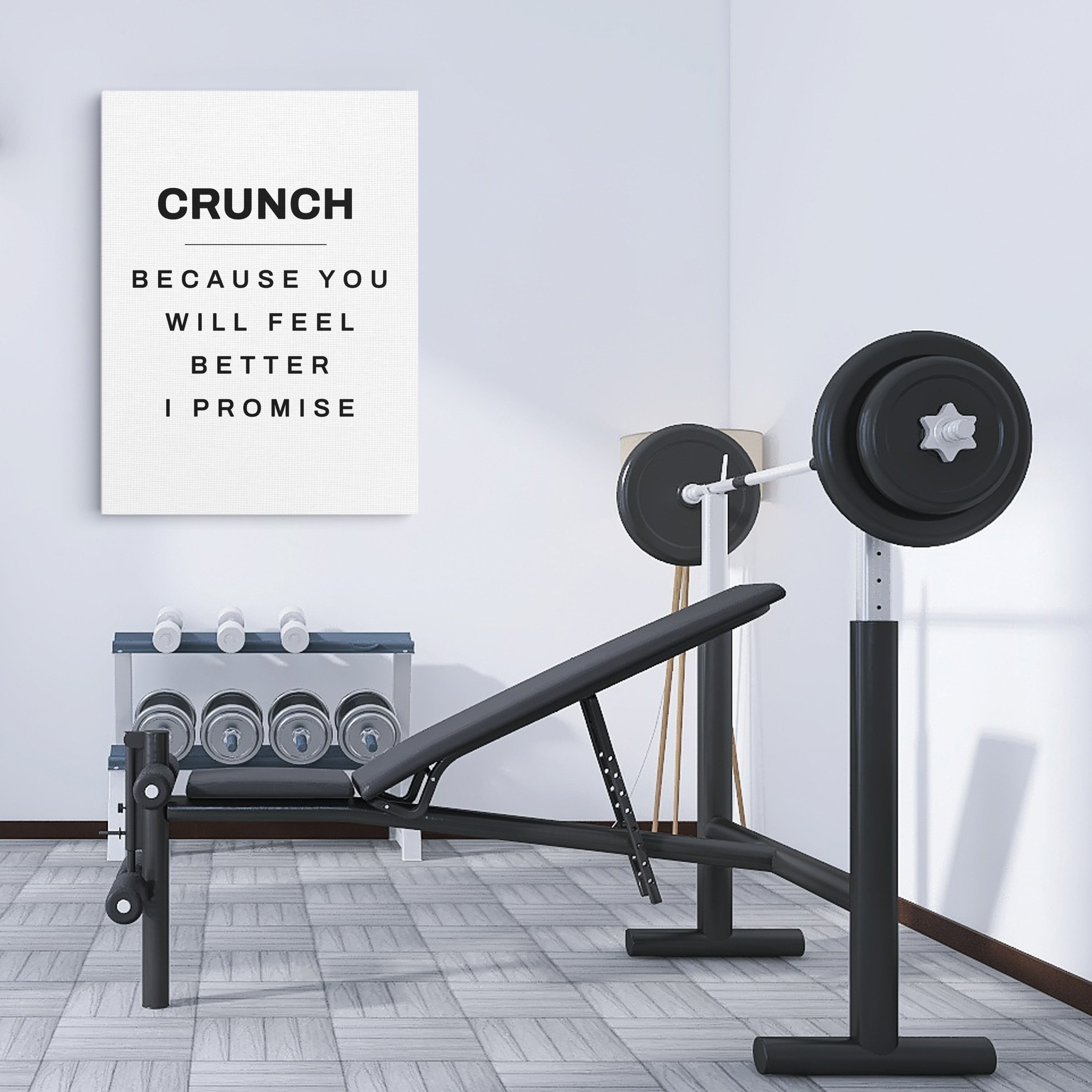 Crunch - Gym Wall Art