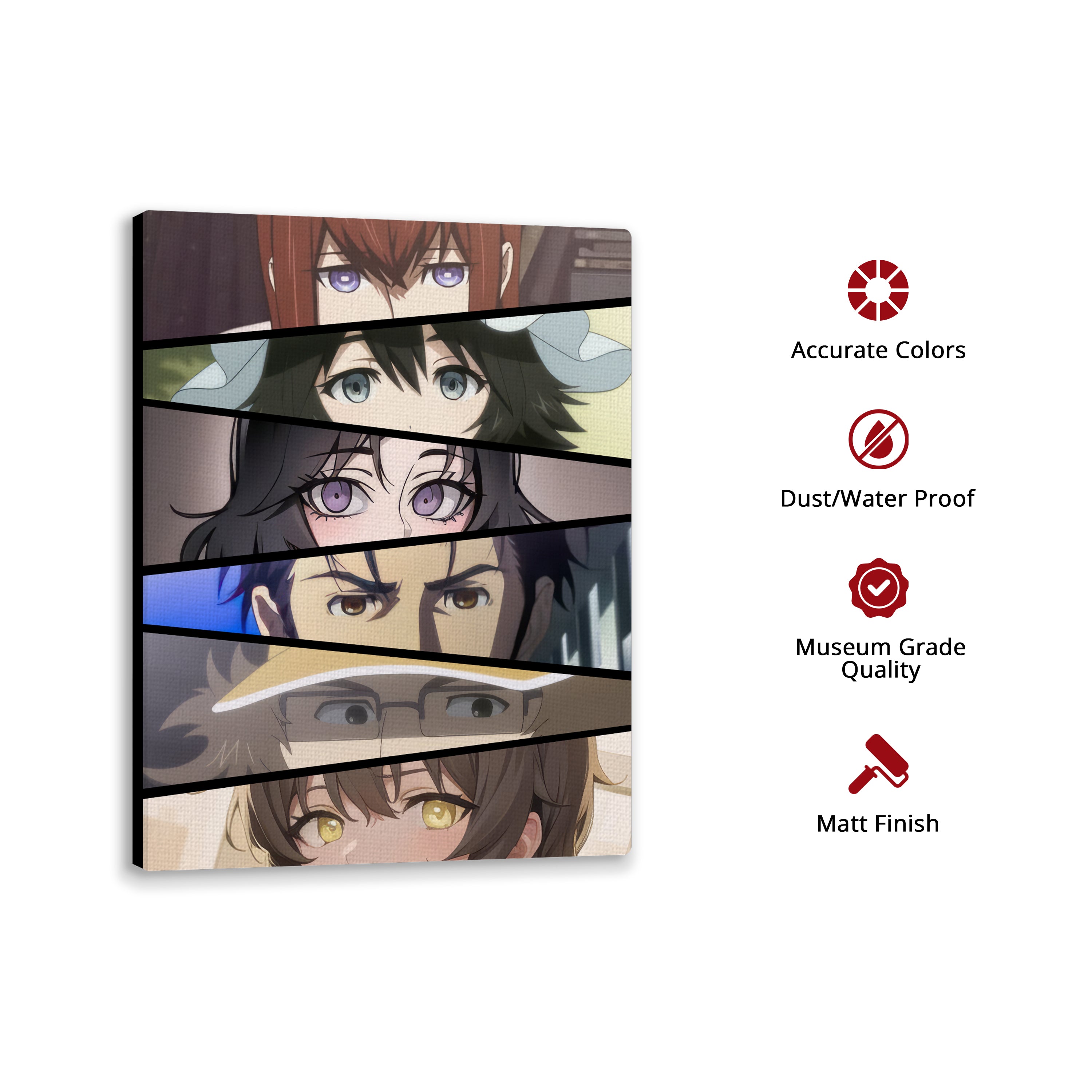 Steins;Gate Eye Collage