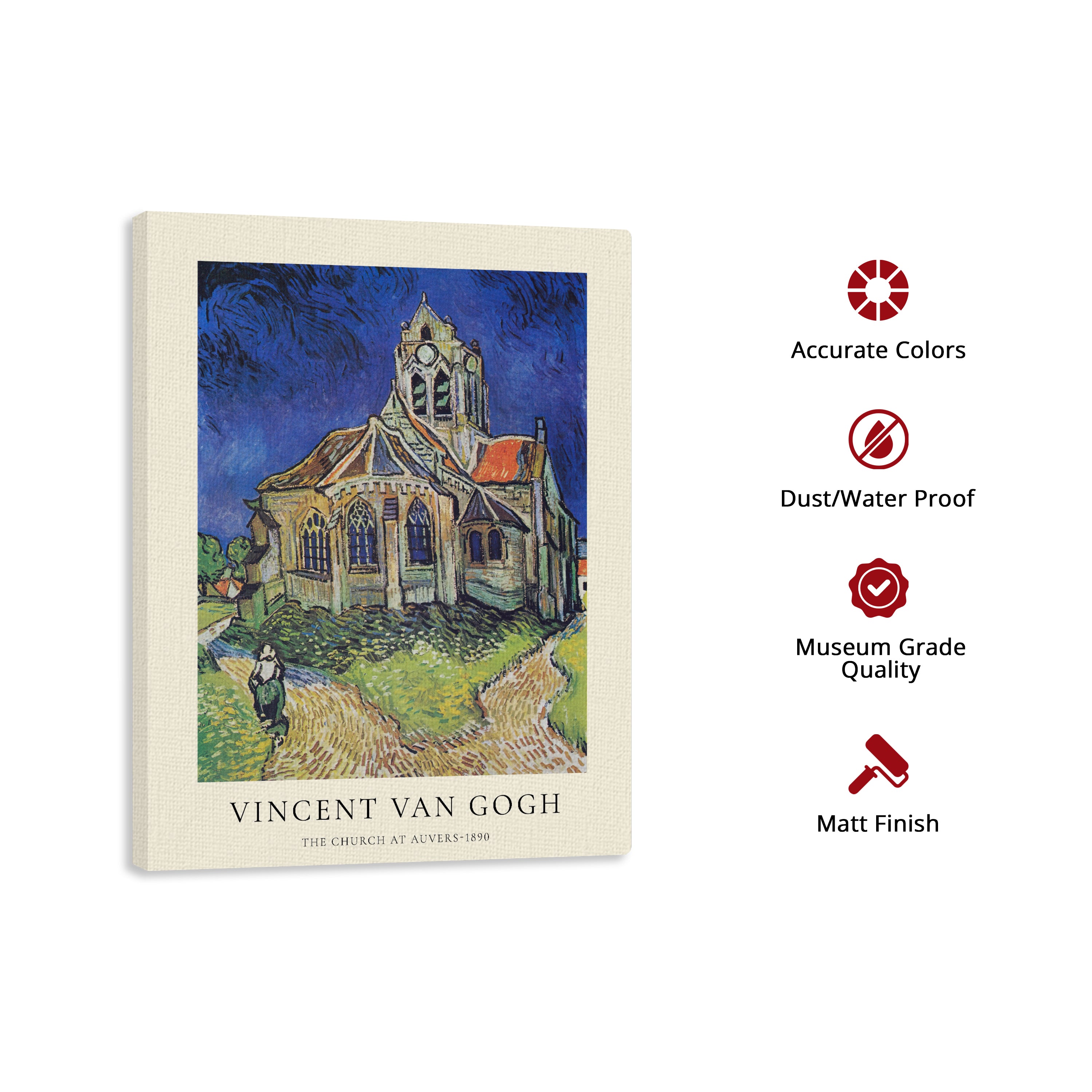 The Church at Auvers by Vincent Van Gogh