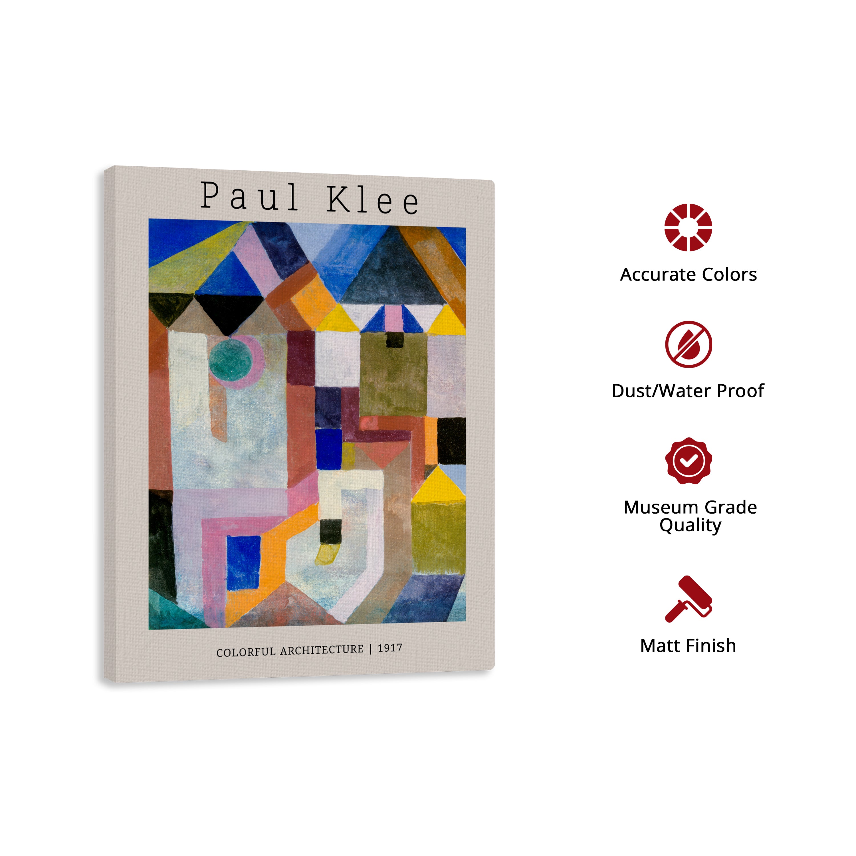 Colorful Architecture by Paul Klee