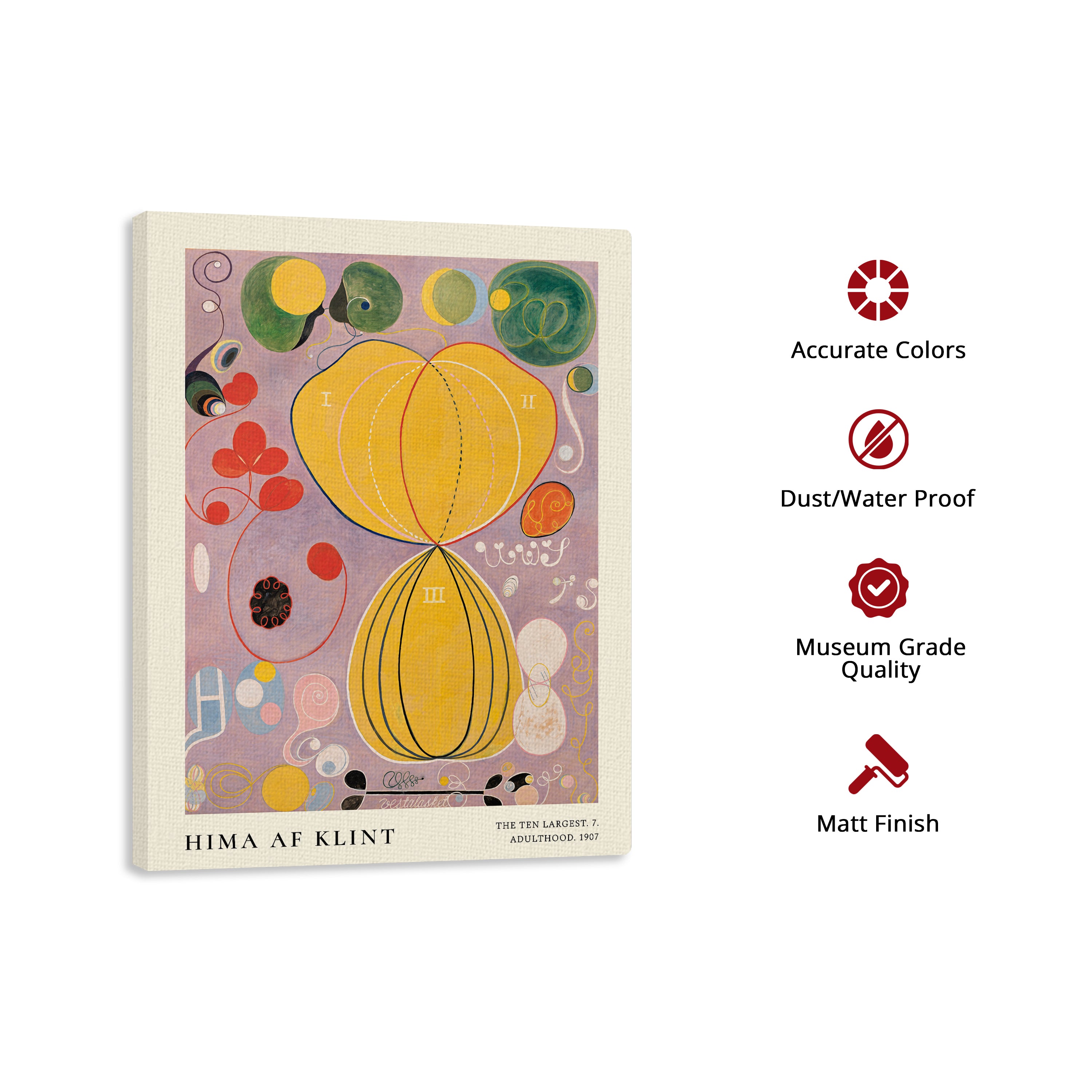 The Ten Largest No. 7 Adulthood by Hilma af Klint