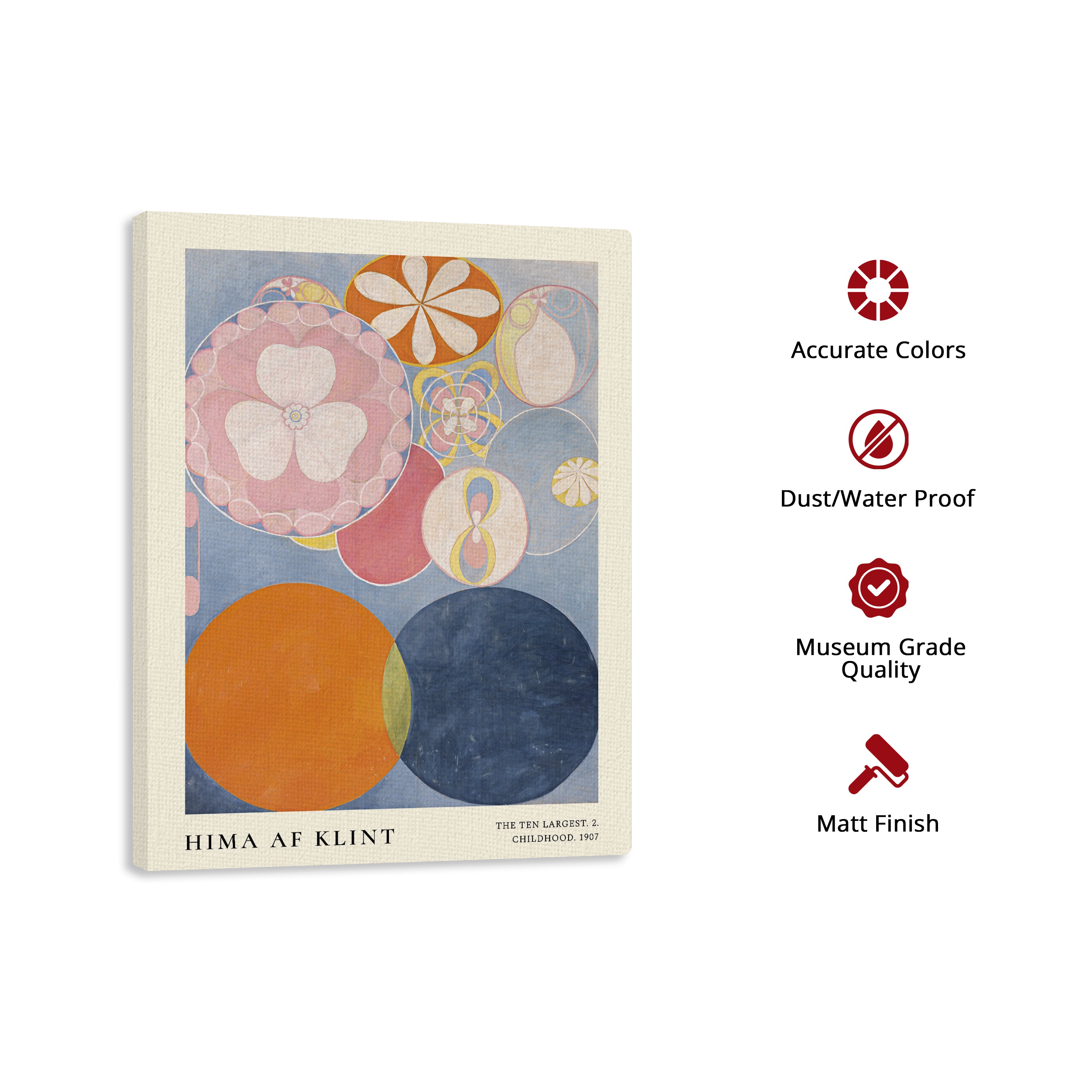 The Ten Largest No. 2 Childhood by Hilma af Klint